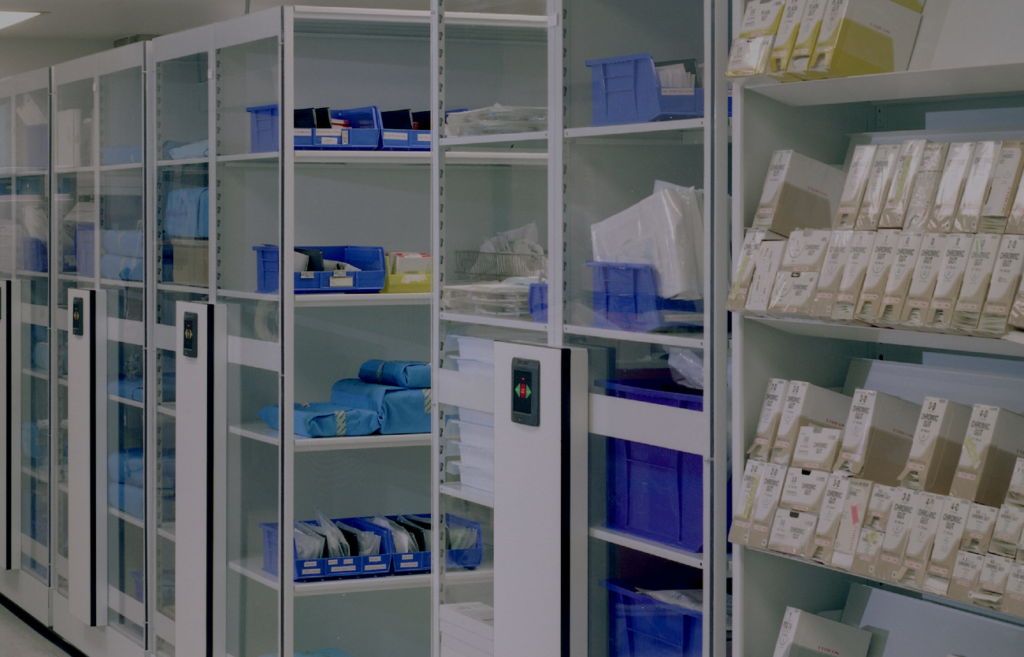 Impact Medical supply stockroom